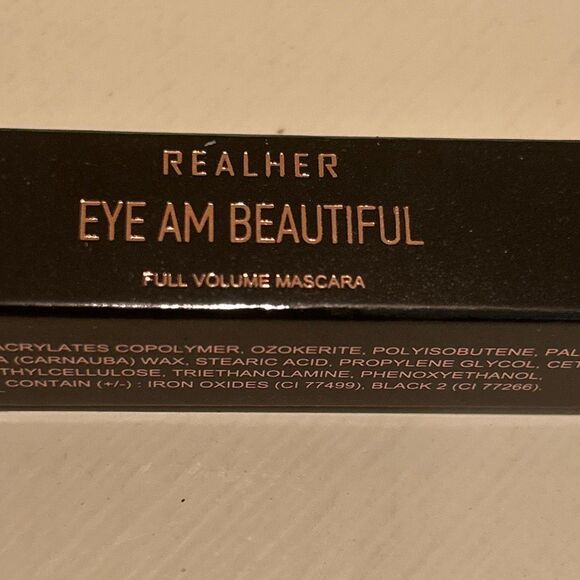 RealHer Eye Am Beautiful Full Volume Mascara Vegan Gluten Free New Sealed - Picture 2 of 6